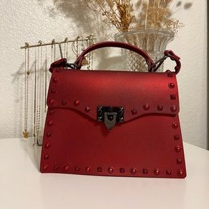 Red crossbody / satchel bag